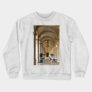 The Corridors Of Praca do Comercio - 1 © Crewneck Sweatshirt